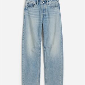 Madewell High-Rise Light Wash Wide-Leg Jeans